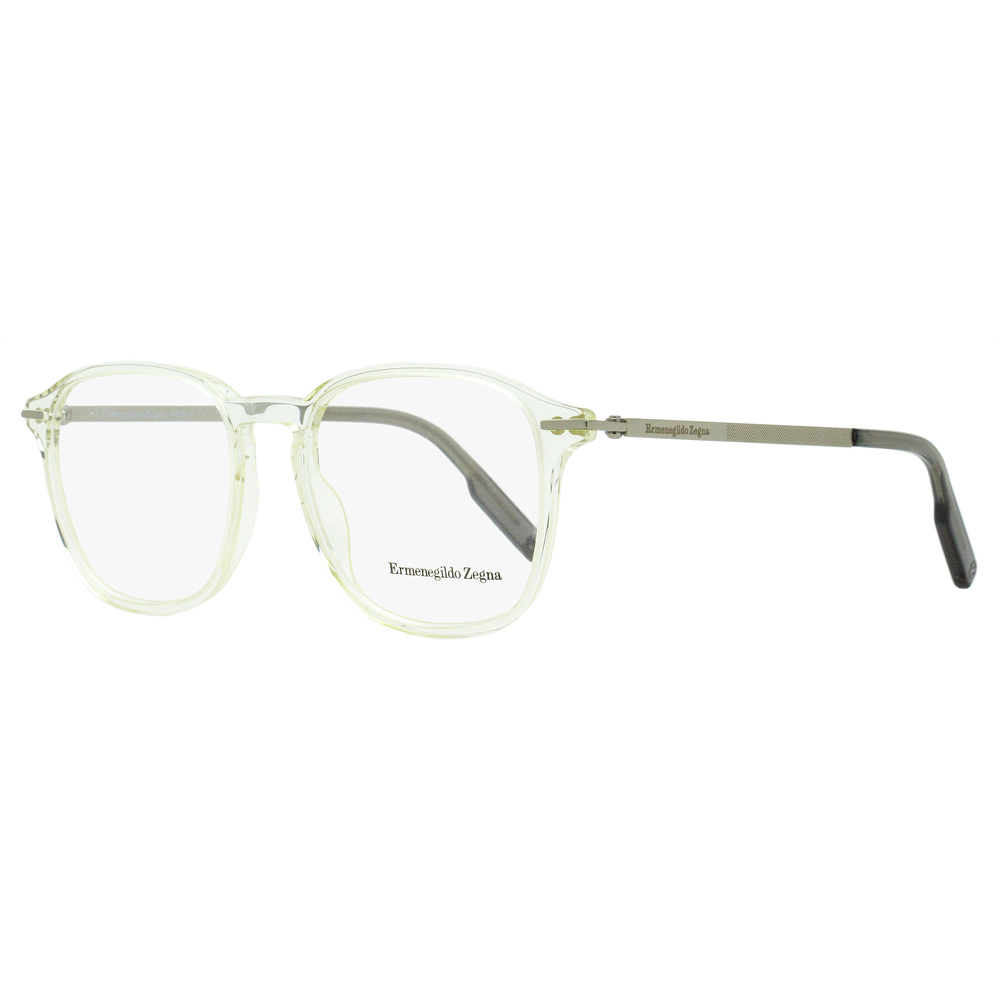 Zegna Soft Square Eyeglasses EZ5229 026 Crystal 52mm